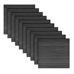 10-Pack Co-extruded Composite Fence Kits - Brushed Urban Gray (6 ft. x 6 ft. - 6 ft. Surface Mount Posts)