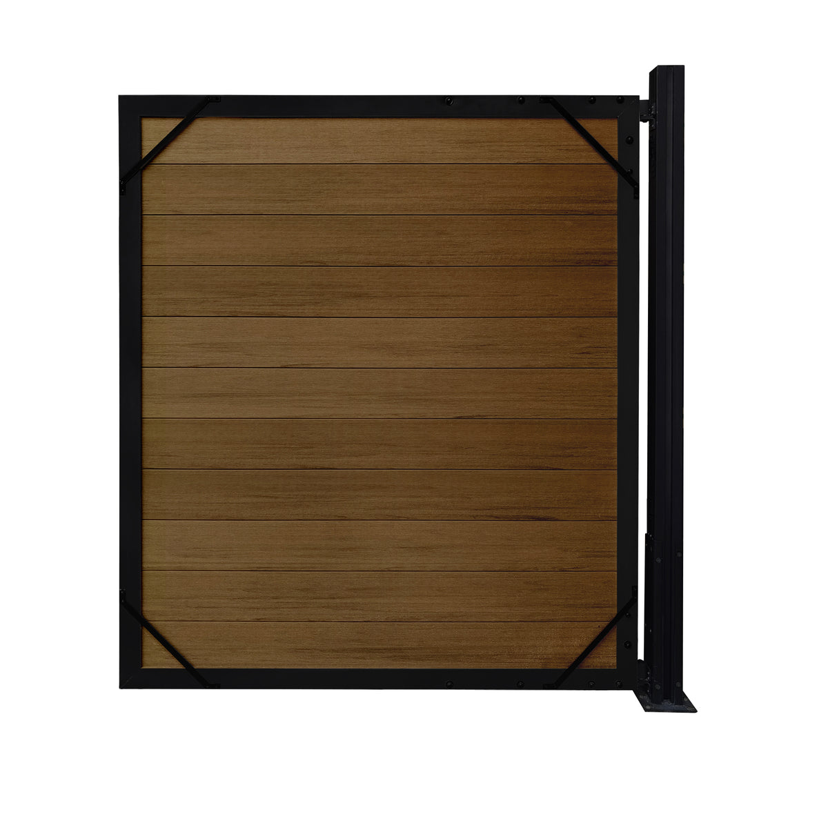 Aluminum Frame Gate Kit - Black (5 ft. x 6 ft.)