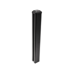 Aluminum 8 ft. In-Ground Fence Post - Black (3.15 in. x 3.15 in. x 8 ft.)