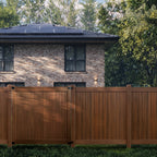 Vinyl Fence Post - Woodgrain Brown (5 in. x 5 in. x 8 ft.)