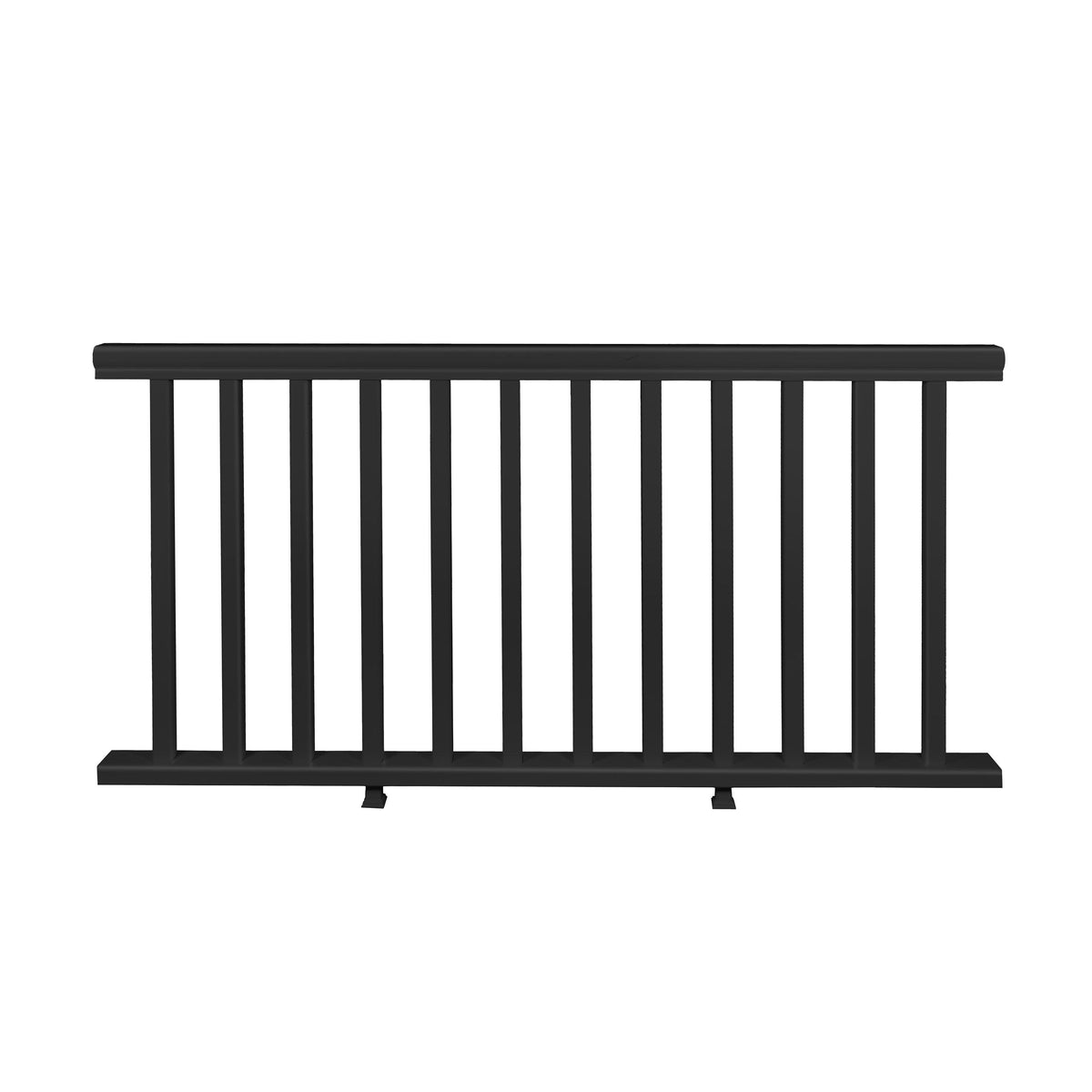 Vinyl Horizontal Railing - Black (36 in. x 72 in.)
