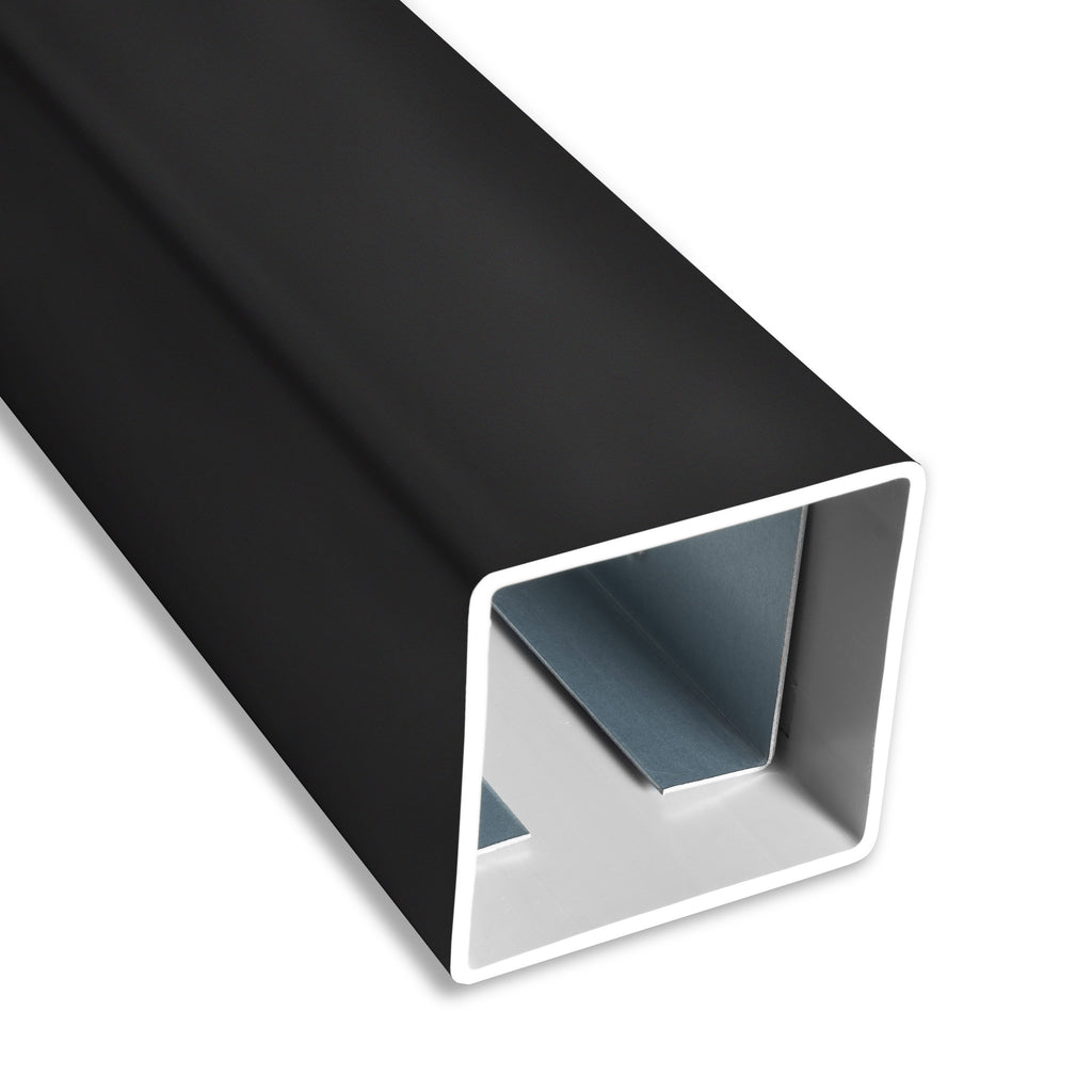 Vinyl Railing Post - Black (38 in. x 3.78 in. x 3.78 in.)