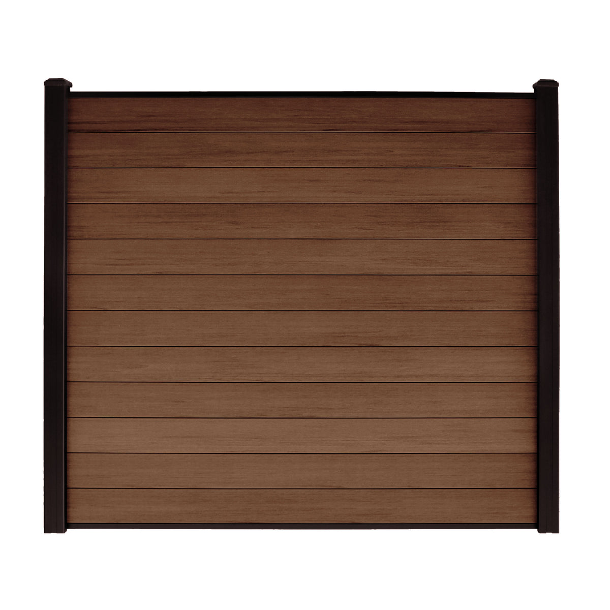 Aluminum Surface Mount Gate Frame & Panel Kit - Auburn Brown (5 Panels + 1 Gate - 5 ft. x 6 ft.)