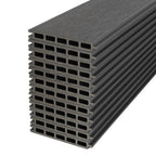 Co-extruded Composite Fence Panel - Brushed Ashwood Gray (6 ft. x 6 ft.)