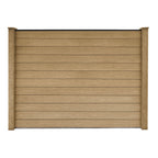 Composite Fence Panel - Woodgrain Beige (6 ft. x 6 ft.)