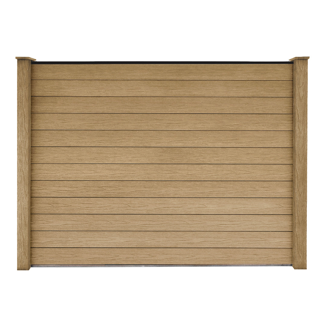 Composite Fence Panel - Woodgrain Beige (6 ft. x 6 ft.)