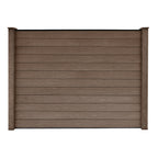 Composite Fence Panel - Woodgrain Brown (6 ft. x 6 ft.)