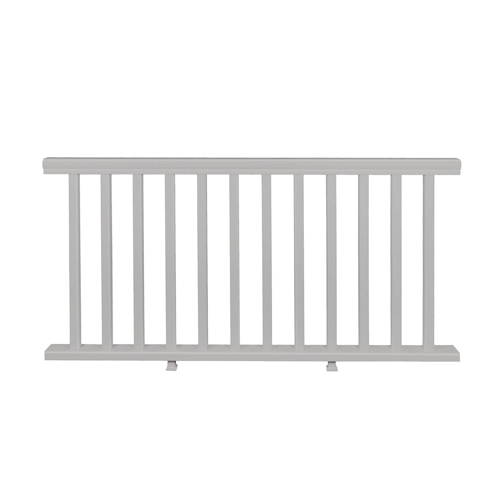 Vinyl Horizontal Railing - Gray (42 in. x 72 in.)