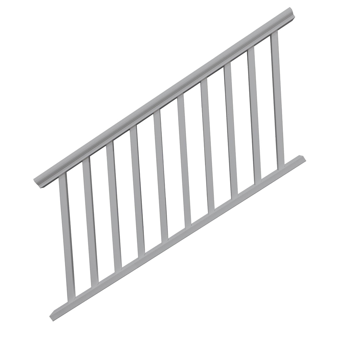 Vinyl Stair Railing - Gray (36 in. x 72 in.)