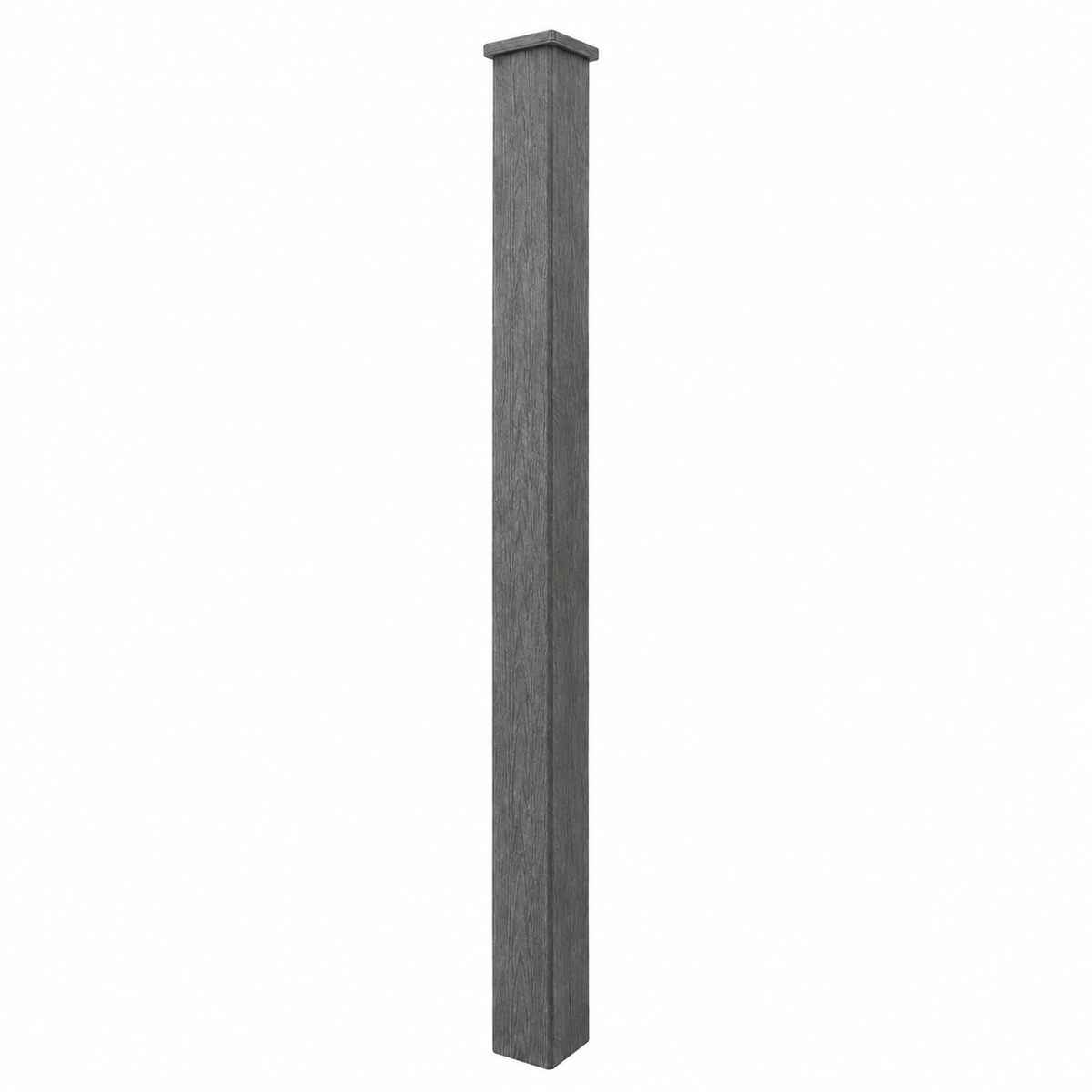 Composite In-Ground Post - Gray (3.94 in. x 3.94 in. x 8 ft.)