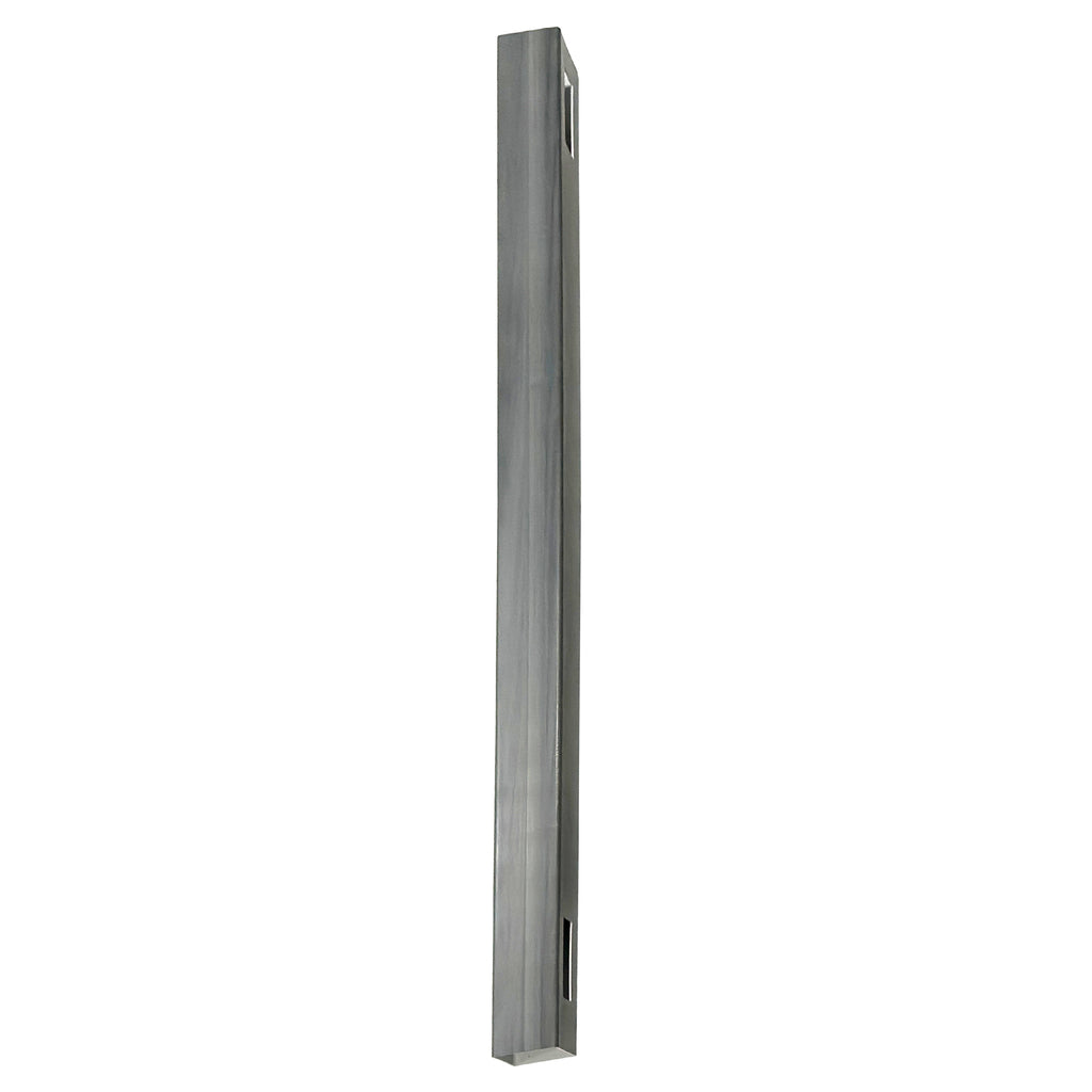 Vinyl Fence Post - Woodgrain Gray (5 in. x 5 in. x 8 ft.)