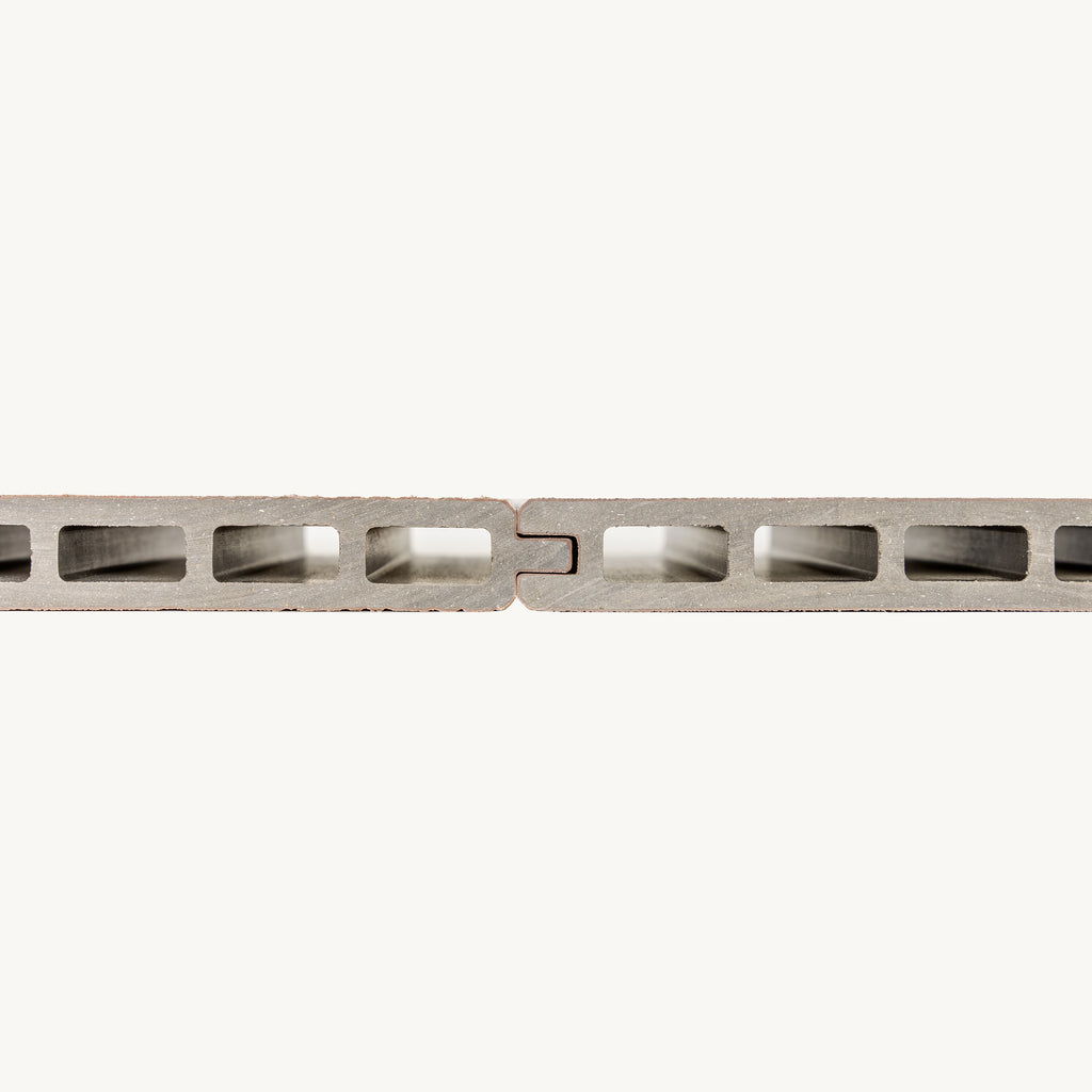 Co-extruded Composite Fence Panel - Brushed Auburn Brown (6 ft. x 6 ft.)