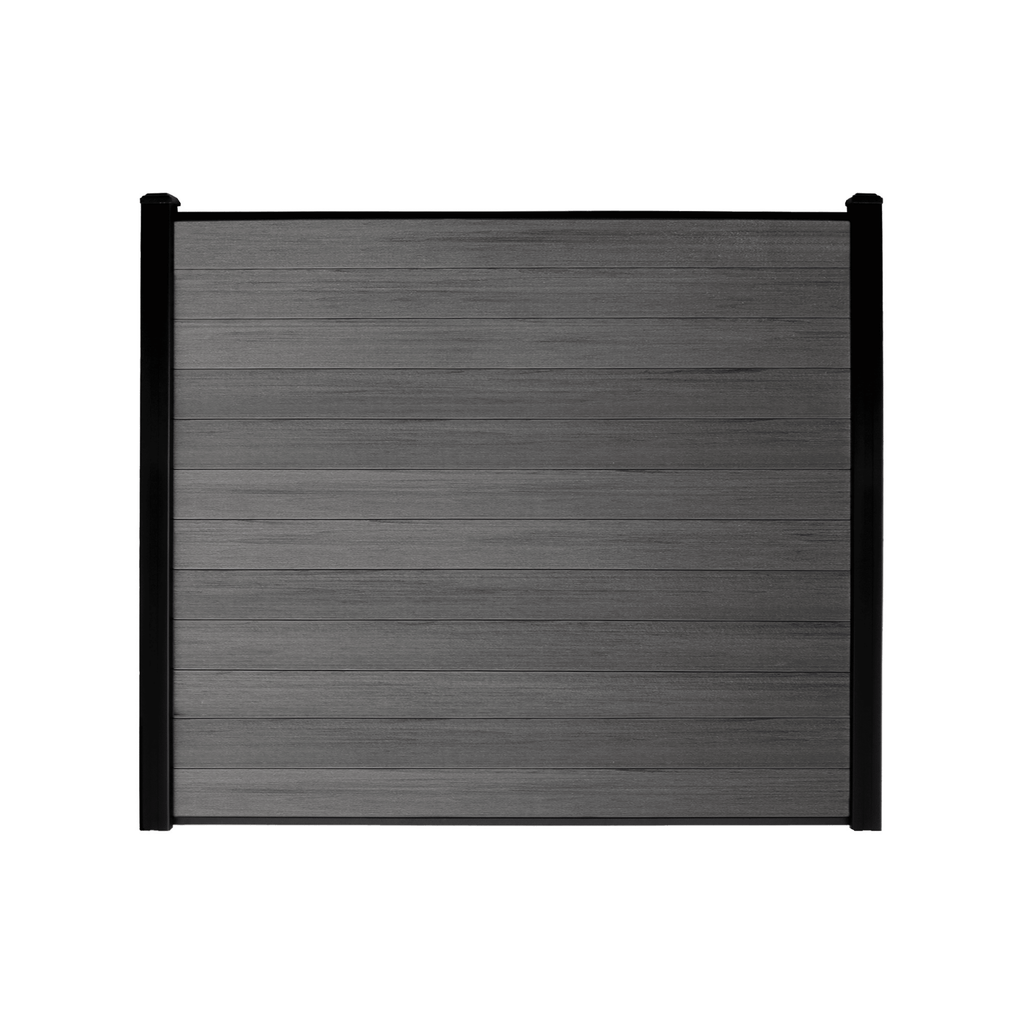 Co-extruded Composite Fence Panel - Brushed Ashwood Gray (6 ft. x 6 ft.)