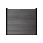 Co-extruded Composite Fence Panel - Brushed Ashwood Gray (6 ft. x 6 ft.)