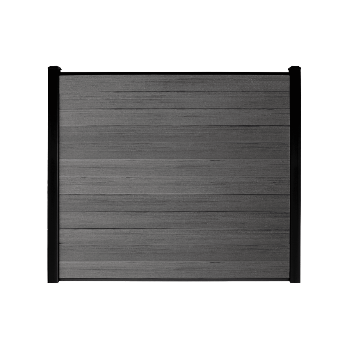 Co-extruded Composite Fence Panel - Brushed Ashwood Gray (6 ft. x 6 ft.)
