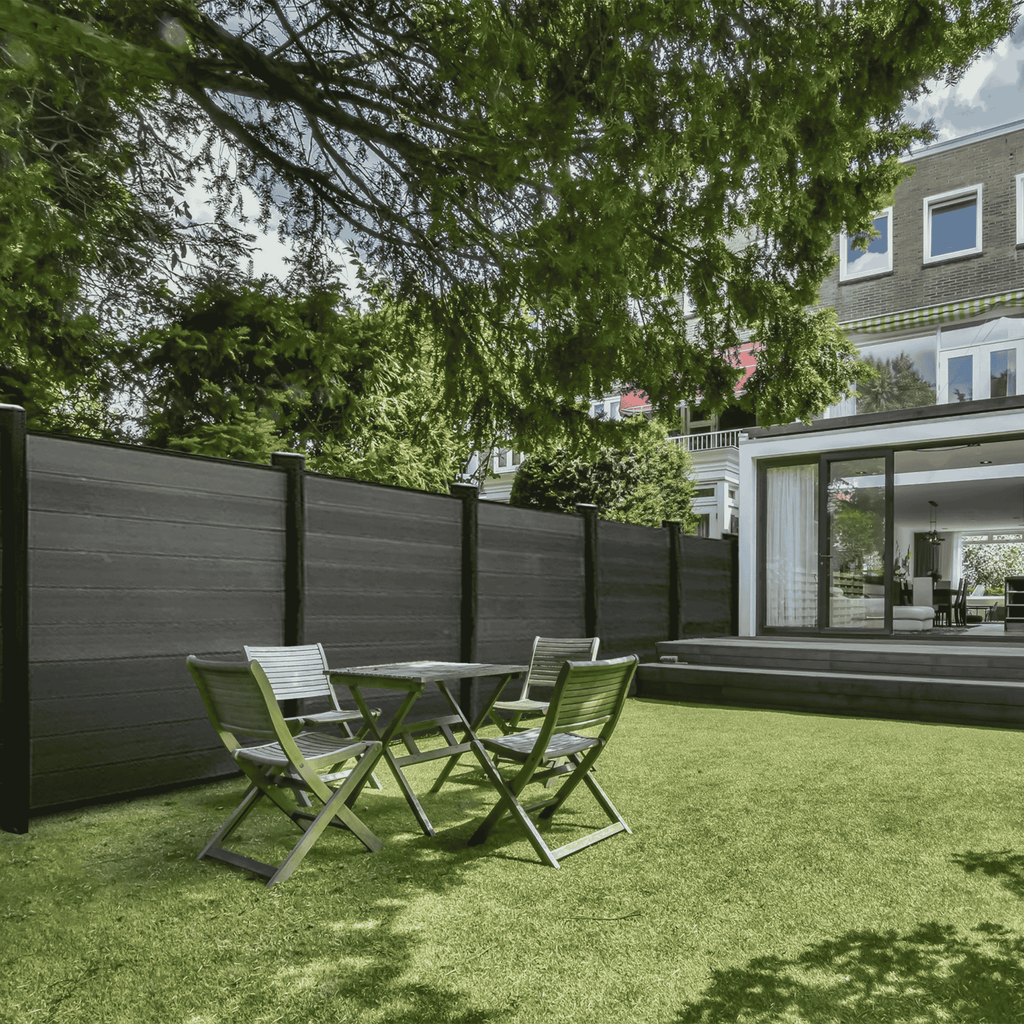 Co-extruded Composite Fence Panel - Brushed Ashwood Gray (6 ft. x 6 ft.)