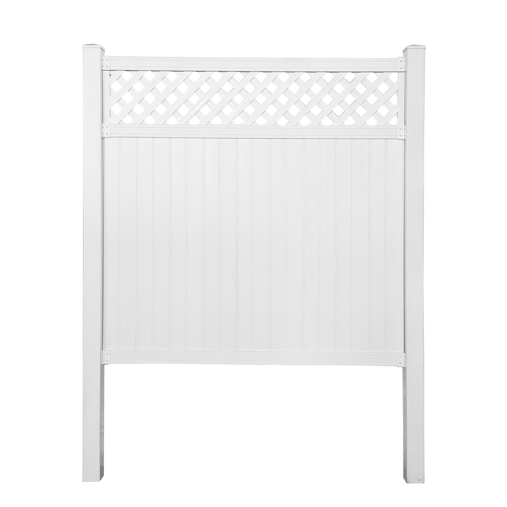 Vinyl Fence Lattice Panel - White - (6 ft. x 6 ft.)