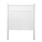 Vinyl Fence Lattice Panel - White - (6 ft. x 6 ft.)