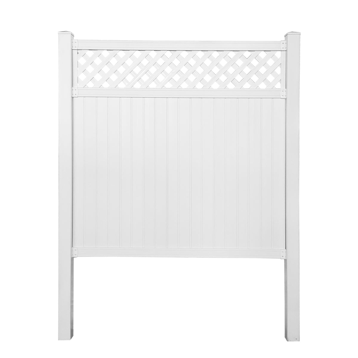 Vinyl Fence Lattice Panel - White - (6 ft. x 6 ft.)