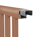 Vinyl Horizontal Railing - Brown (42 in. x 72 in.)