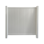 Vinyl Fence Panel Kit - White (6 ft. x 6 ft.)