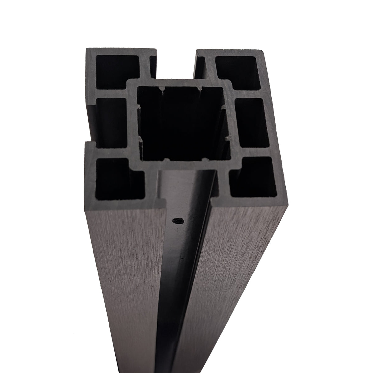 Composite Surface Mount Post - Black (3.94 in. x 3.94 in. x 6 ft.)