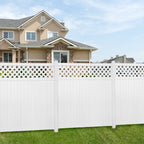 Vinyl Fence Lattice Panel - White - (6 ft. x 6 ft.)