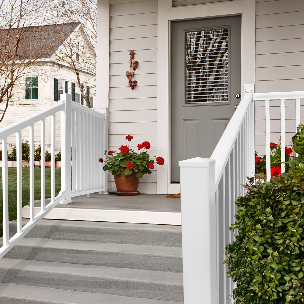 Vinyl Stair Railing - White (36 in. x 72 in.)