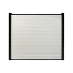 Horizontal Vinyl Fence Panel - White (6 ft. x 6 ft.)