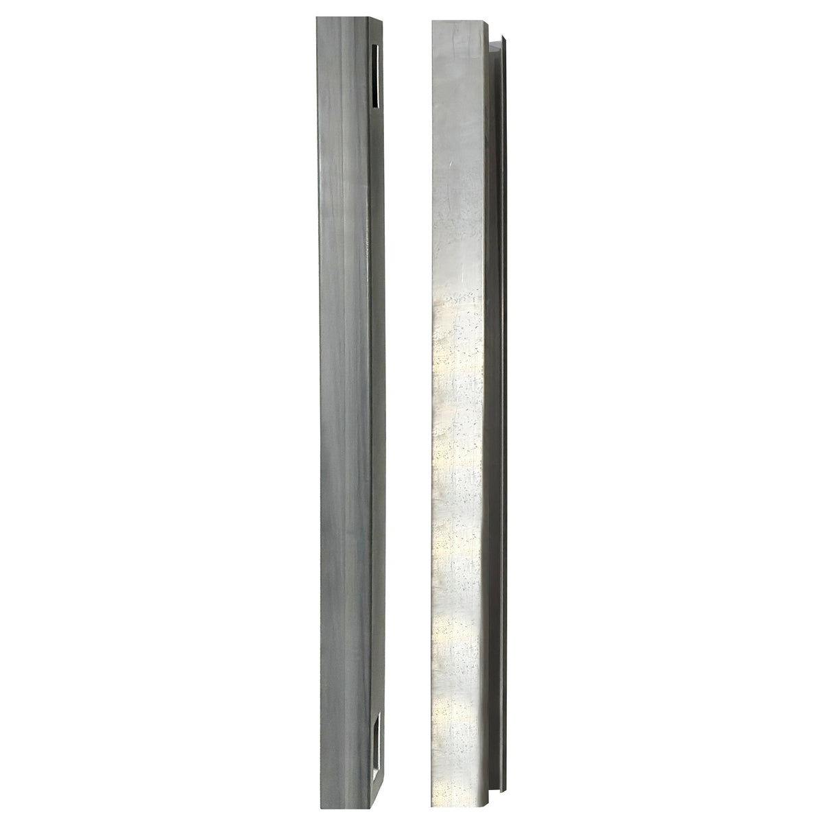 Vinyl Post with Aluminum Insert - Woodgrain Gray (5 in. x 5 in. x 8 ft.)