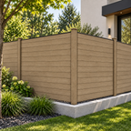 Composite Fence Panel - Woodgrain Beige (6 ft. x 6 ft.)